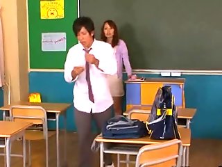 Eri Ouka Sweet Asian teacher enjoys cock part2